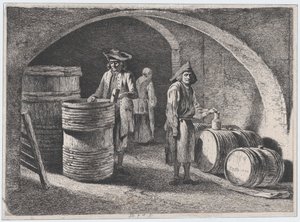 Los pequeños toneleros, 1770 de Jean Jacques de Boissieu
