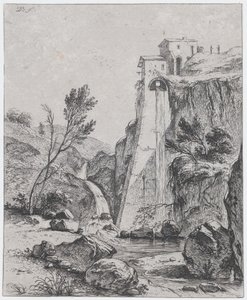 Cascada después de Breenberg, 1764 de Jean Jacques de Boissieu
