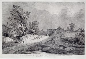 Campo de trigo, 1772 de Jean Jacques de Boissieu