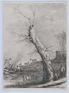 Invierno, después de un dibujo completado en Saint-Chamond, 1795 de Jean Jacques de Boissieu
