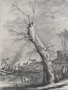 Invierno, después de un dibujo completado en Saint-Chamond de Jean Jacques de Boissieu