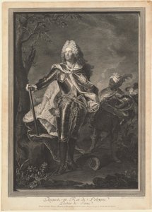 Auguste III. Rey de Polonia de Jean Joseph Balechou