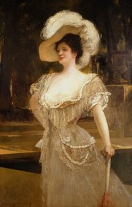 Un retrato de la Sra., 1901 de Jean Joseph Benjamin Constant