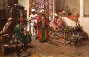 En el bazar (Sin fecha). (Óleo sobre lienzo) de Jean Joseph Benjamin Constant