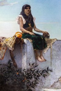 Atardecer en las terrazas (Marruecos) de Jean Joseph Benjamin Constant