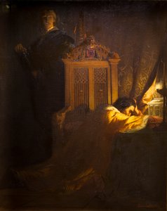 Hamlet y el Rey de Jean Joseph Benjamin Constant