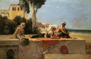 En la terraza de Jean Joseph Benjamin Constant