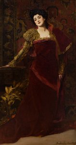 Retrato de Emma Calve de Jean Joseph Benjamin Constant