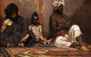 Árabes sentados