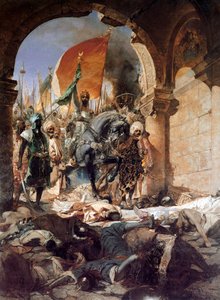 La entrada de Mehmet II en Constantinopla, 1876 de Jean Joseph Benjamin Constant