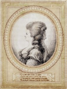 Retrato de María Antonieta de Austria.