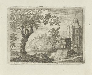 Torre en un paisaje de Jean Joseph Hanson