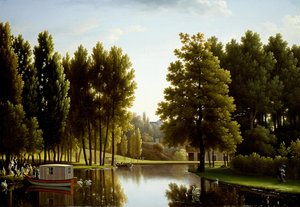 Francés: Le parc à Mortefontaine El parque de Mortefontaine de Jean Joseph Xavier Bidauld