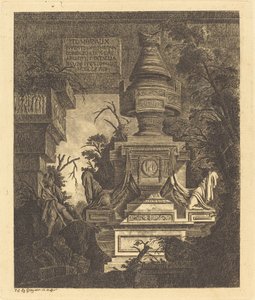 Frontispicio para "Vistas de Tumbas" de Jean Laurent Legeay