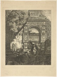 Frontispicio, placa uno de Vasi Invention
