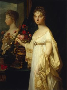 Retrato de la emperatriz Isabel Alexeievna, princesa Luisa de Baden de Jean Laurent Monnier