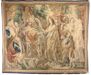 Tapiz de Bruselas de un conjunto de seis, c.1650 (lana y seda) de Jean Le and Eggermans Daniel II Clerc