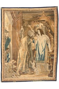 Tapiz de Bruselas de un conjunto de seis, c.1650 (lana y seda) de Jean Le and Eggermans Daniel II Clerc