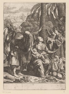 Descanso en el vuelo a Egipto de Jean Leclerc