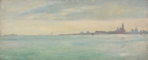 Venecia vista desde el jardín público de Jean Lecomte du Nouy