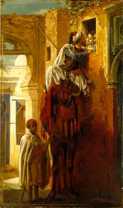 La cita de Jean Leon (attr. to) Gerome