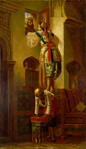 La cita de Jean Leon (attr. to) Gerome