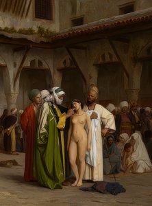 El mercado de esclavos de Jean Leon Gerome