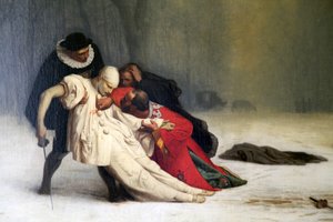 Duelo después de un baile de máscaras, 1857 de Jean Leon Gerome