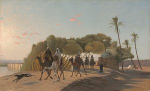 Leaving the Oasis de Jean Leon Gerome