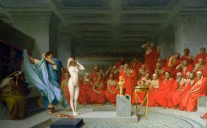 Phryne frente al Areopage de Jean Leon Gerome
