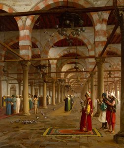 Oración en la mezquita, 1871