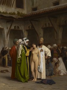 El mercado de esclavos de Jean Leon Gerome