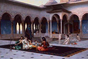 La terraza del serrallo de Jean Leon Gerome