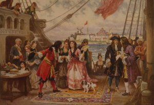 El Capitán Kidd en el puerto de Nueva York de Jean Leon Gerome Ferris