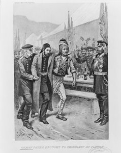 Osman Pasha llevado a Skobelev en Plevna, c. 1895 de Jean Leon Gerome Ferris