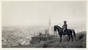 General Bonaparte en El Cairo, de Una colección de obras de Jean-Leon Gerome en 100 fotograbados, 1881