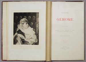 Mujer de Constantinopla, de Una colección de obras de Jean-Leon Gerome en 100 fotograbados, 1881 de Jean Leon after Gerome