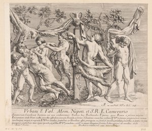 Relieve de bacantes de fiesta de Jean Lepautre