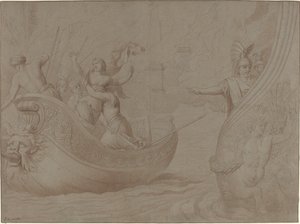 El Rapto de Helena de Troya de Jean Lepautre