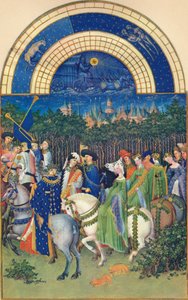 Mayo - la ciudad de Riom, siglo XV, 1939 de Jean Limbourg
