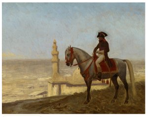 Croquis del General Bonaparte en El Cairo de Jean Leon Gerome