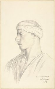 Retrato de un fellah egipcio