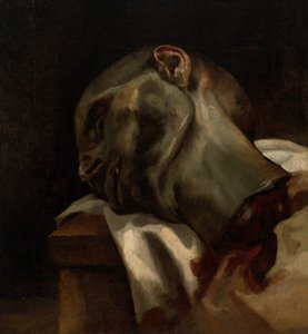 Cabeza de un guillotinado de Jean Louis André Théodore Géricault