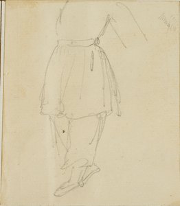 Parte inferior de una figura en ropa de trabajo de Jean Louis André Théodore Géricault