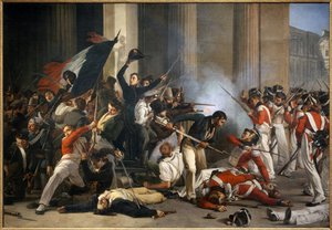 Captura del Louvre el 29 de julio de Jean Louis Bezard