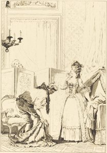 El cornudo golpeado y contento de Jean Louis Delignon and Antoine Jean Duclos after Jean Honoré Fragonard