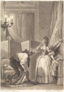 El cornudo golpeado y contento de Jean Louis Delignon and Antoine Jean Duclos after Jean Honoré Fragonard