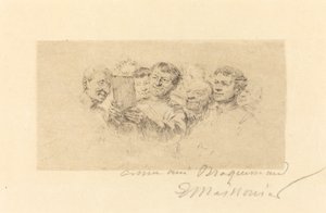 Los aficionados de Jean Louis Ernest Meissonier