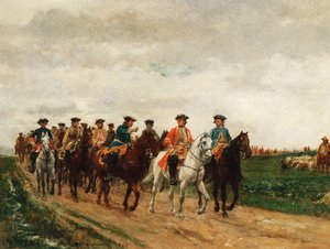 Mariscal Saxe y sus Tropas de Jean Louis Ernest Meissonier