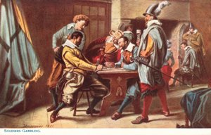 Soldados jugando de Jean Louis Ernest Meissonier